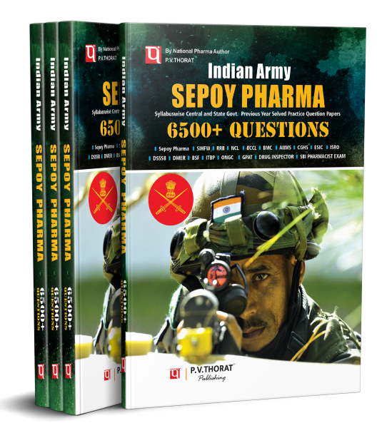 The SEPOY Pharma 6500 Questions Books for Pharmacists by PV Thorat